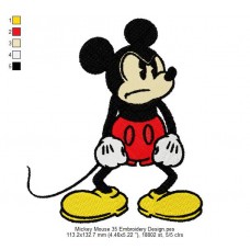 Mickey Mouse 35 Embroidery Design